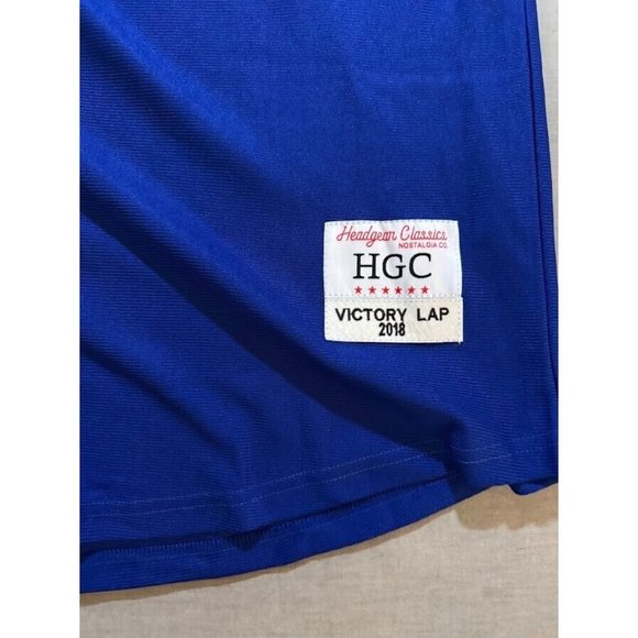 Crenshaw Victory Lap 2018 Nipsy Hustle Baseball Jersey XL Blue‎ Short Sleeve. - Picture 3 of 13